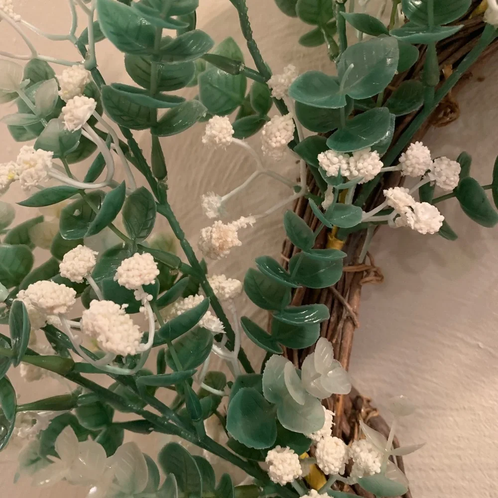 Faux Floral Wreath